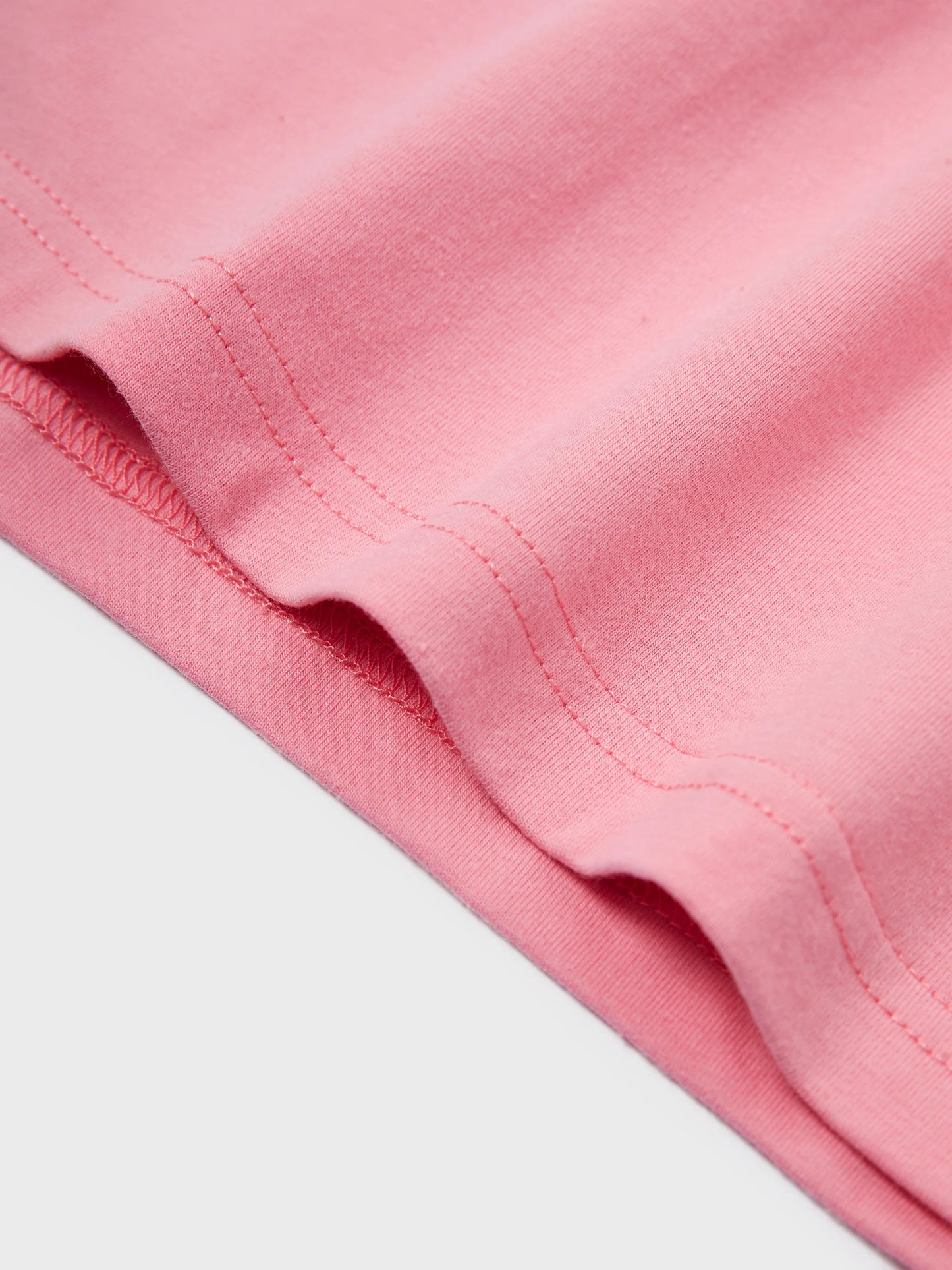 Family Matching Outfits Set Solid Color Short-sleeve Polo Collar Shirt or Flower Print Hollow out Dress Pink