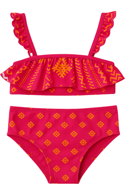 Little Caro Two-Piece Swimsuit in Tribal Gone West - FINAL SALE