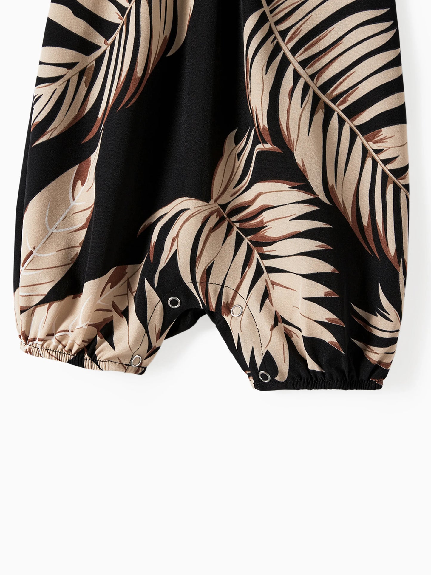 Family Matching Floral Print Belted Cami Dresses And Solid Short Sleeve Tops Sets Black