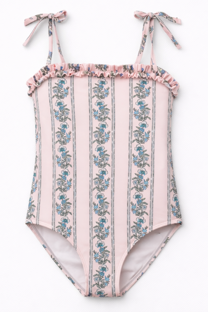 Gemma Asymmetrical One-piece Swimsuit in A Moment In Time - FINAL SALE