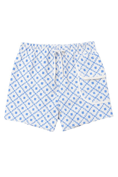 Little Pete Boys Trunks in Santorini Dots