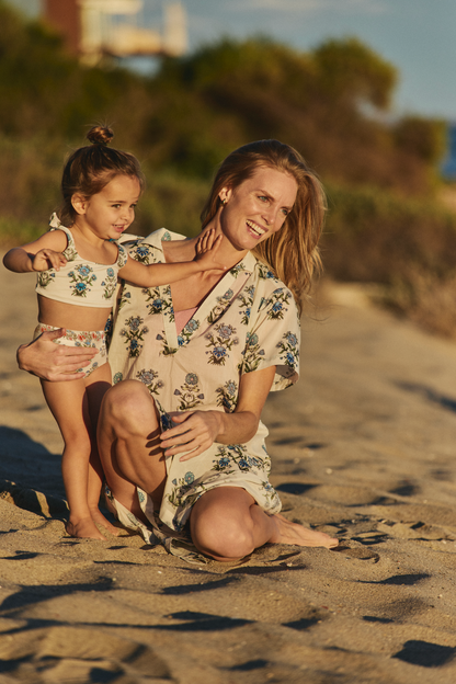 Little Lauren Two-piece Swimsuit Set in Party on the Prairie - FINAL SALE