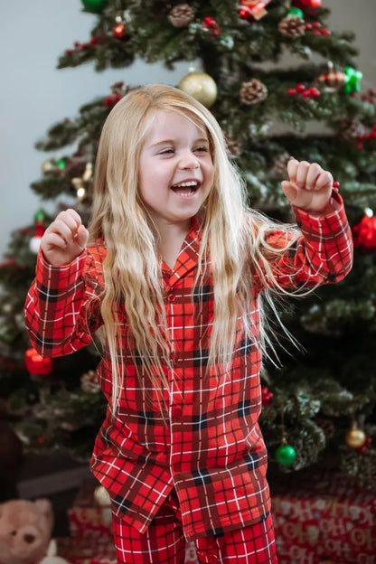 Family Matching Christmas Plaid Pajama Outfit Sets