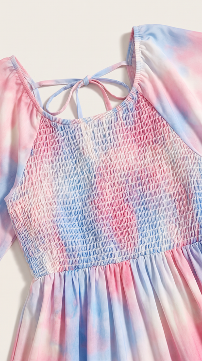 Mom and Daughter Bohemian Matching Beach Summer Dress