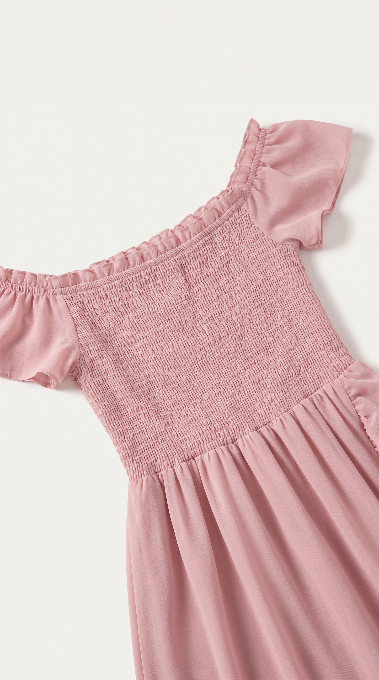 Mom and Daughter Off Shoulder Ruffle Summer Maxi Dress