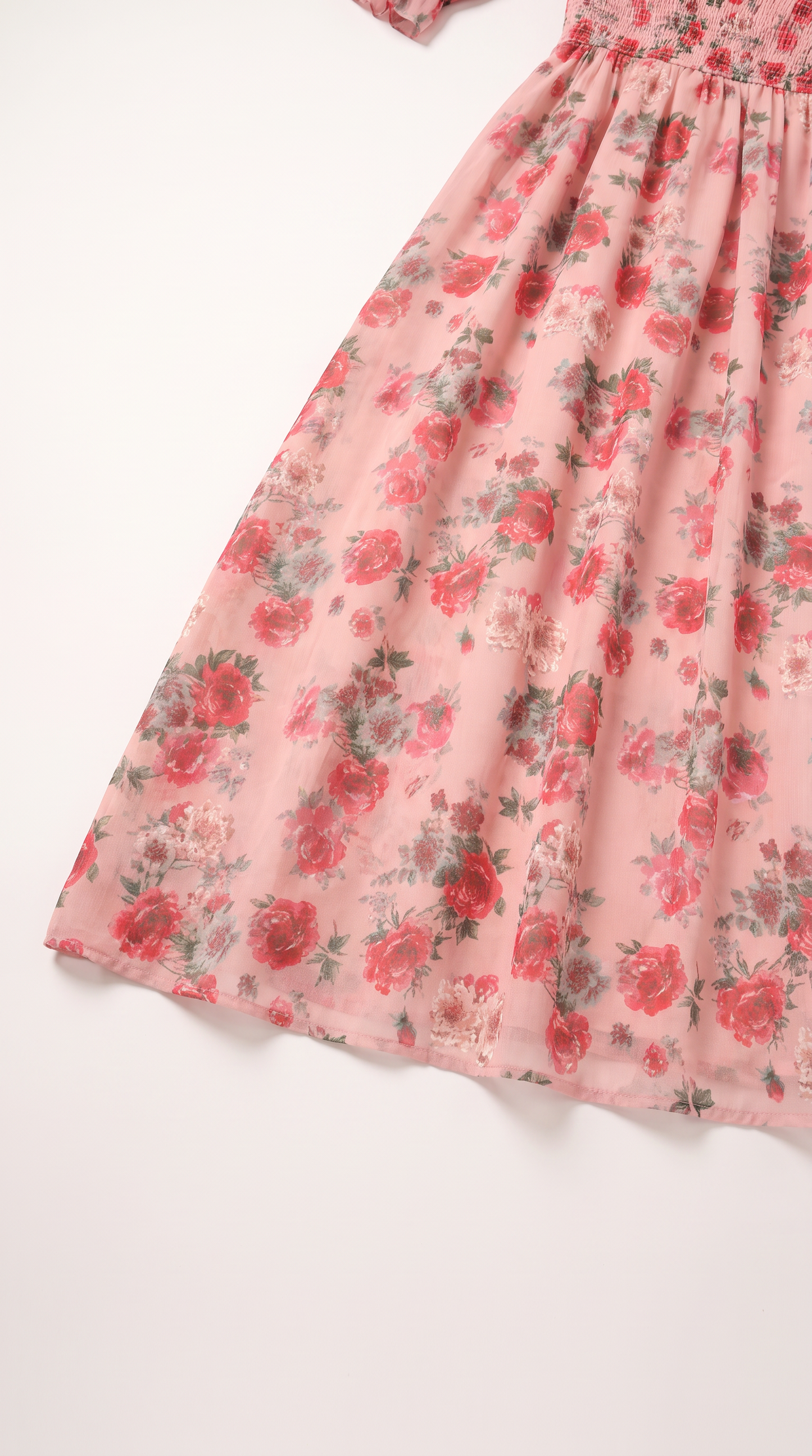 Mom and Daughter Floral Off Shoulder Summer Midi Dress