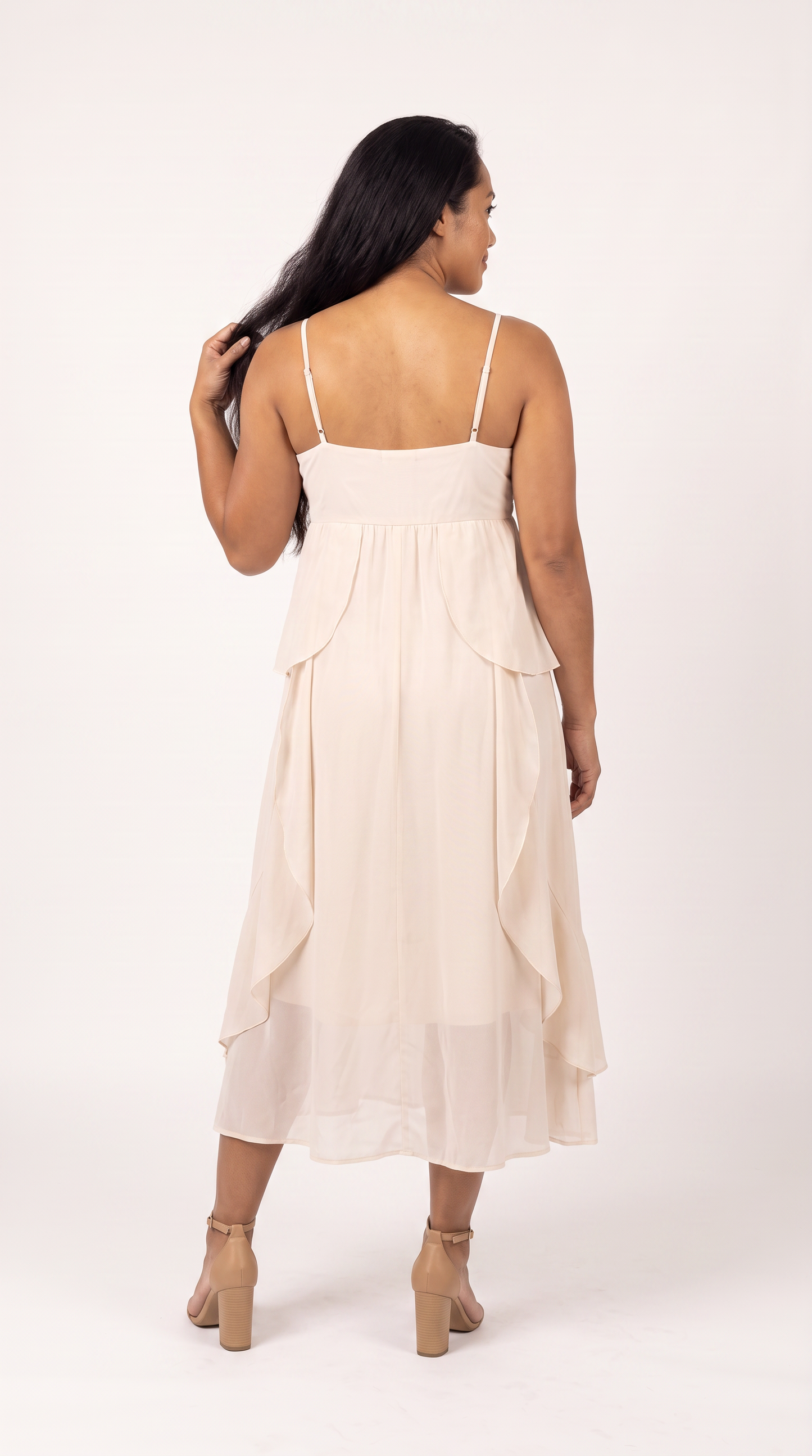 Mom and Daughter Sleeveless Tiered Summer Dress Set