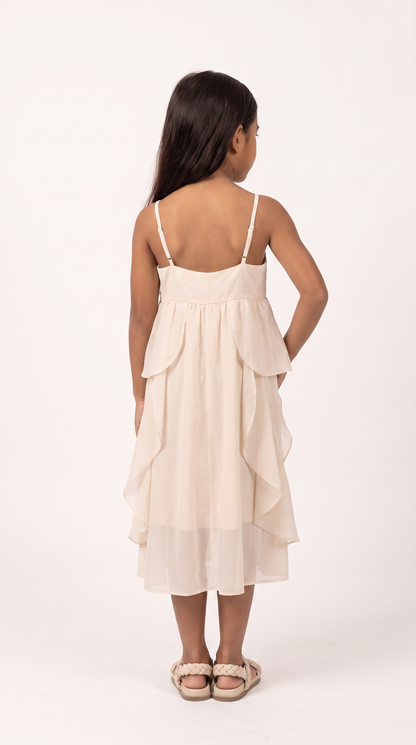 Mom and Daughter Sleeveless Tiered Summer Dress Set
