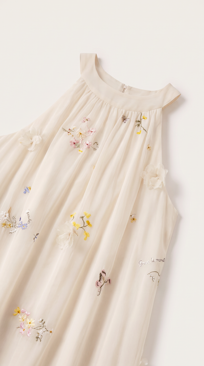 Mom and Daughter Floral Maxi Summer Dress Matching Set