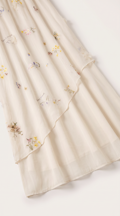 Mom and Daughter Floral Maxi Summer Dress Matching Set