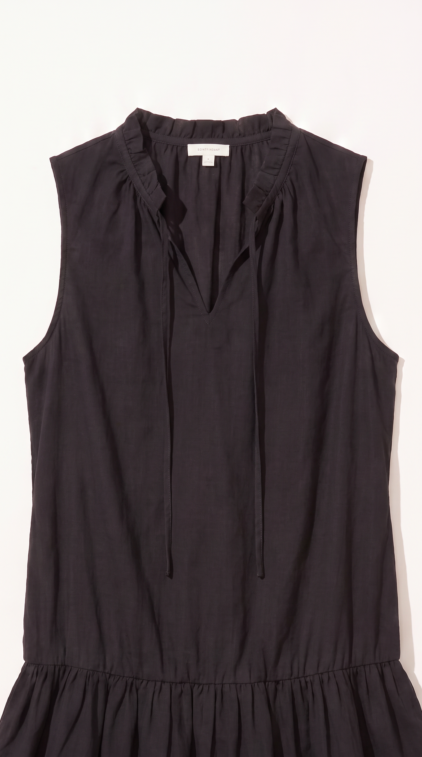 Mom and Daughter Sleeveless Black Summer Dress Set