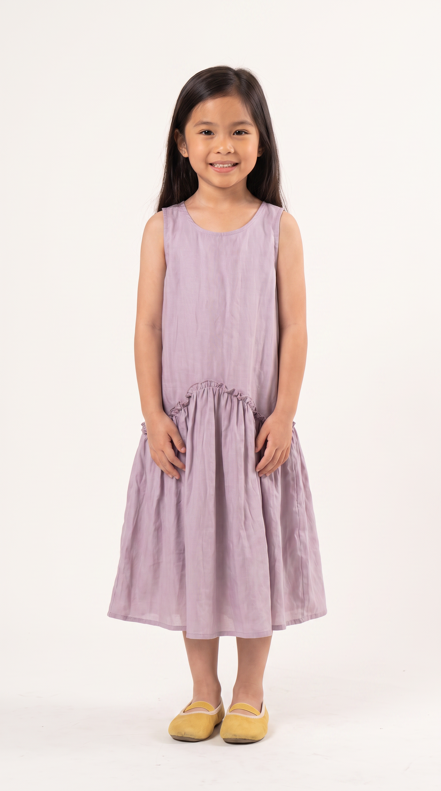 Mom and Daughter Lavender Sleeveless Dress Set