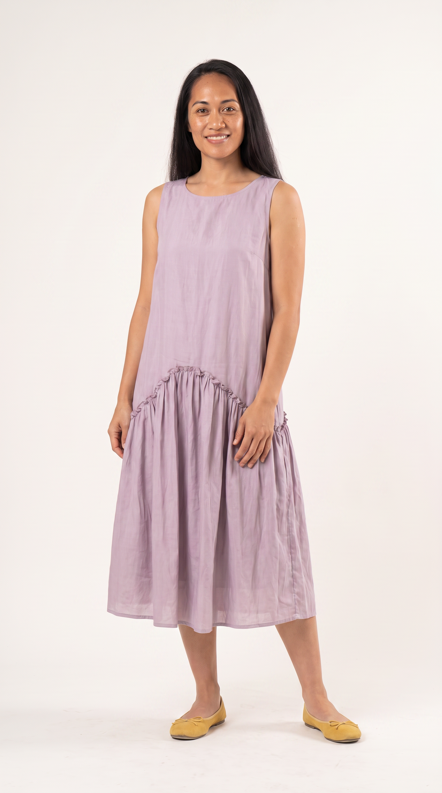Mom and Daughter Lavender Sleeveless Dress Set