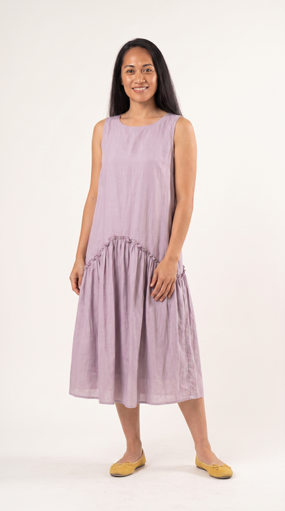 Mom and Daughter Lavender Sleeveless Dress Set