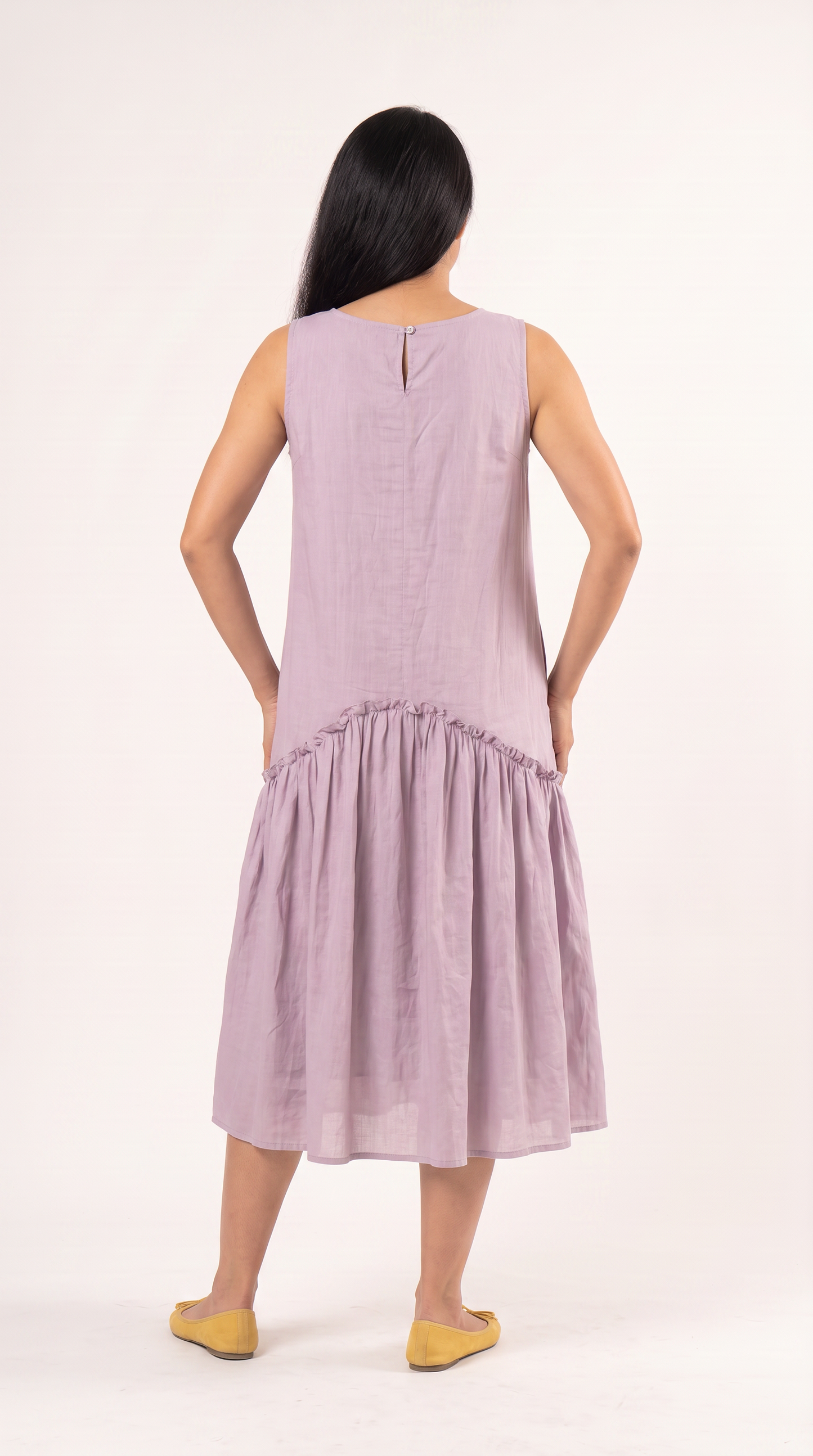 Mom and Daughter Lavender Sleeveless Dress Set