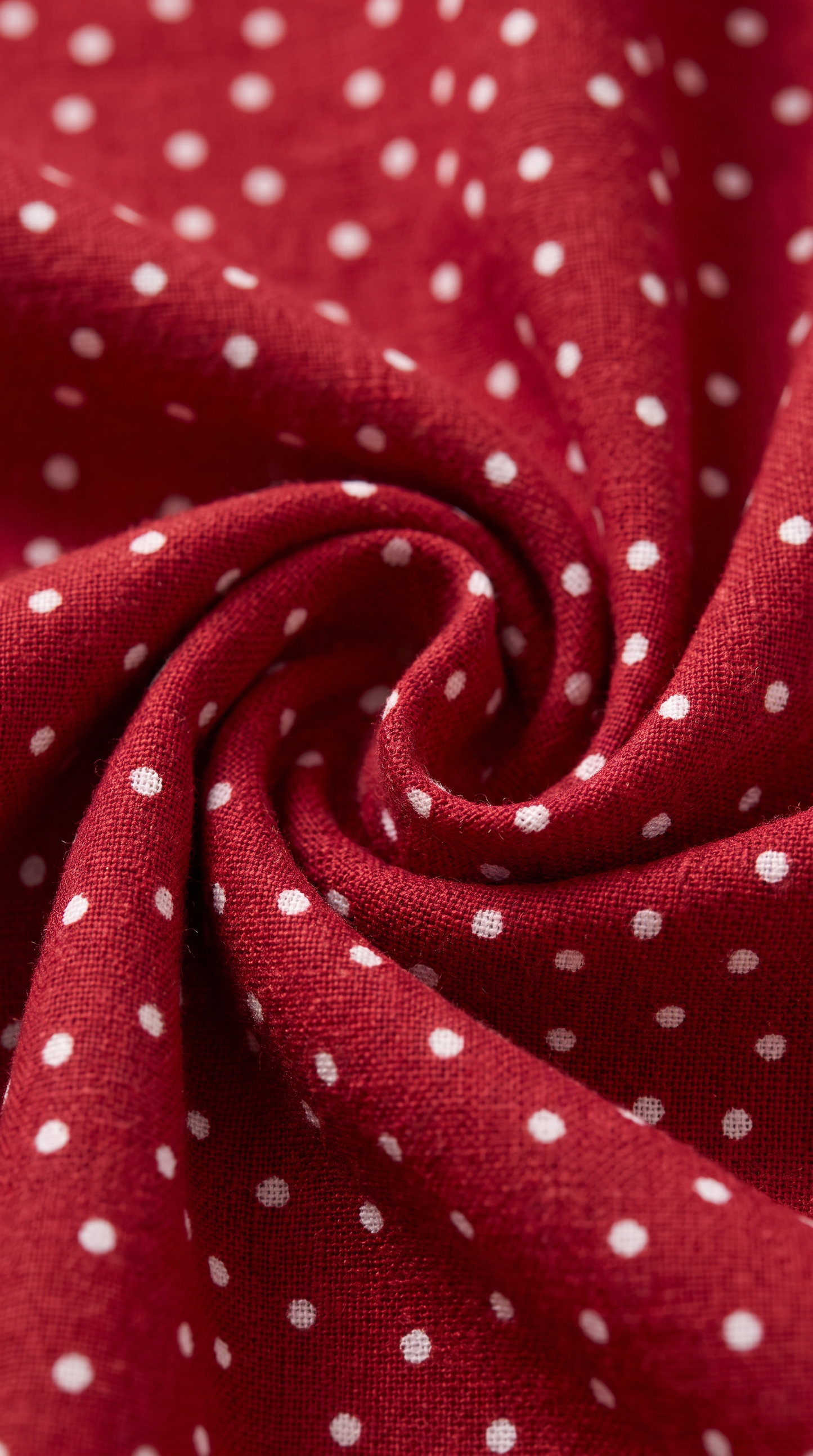 Mom and Daughter Red Polka Dot Dress Set