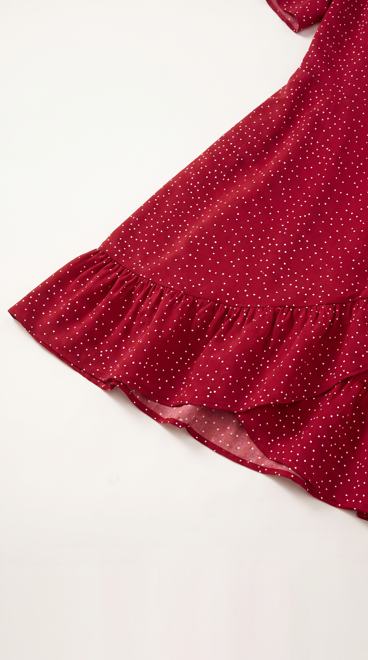 Mom and Daughter Red Polka Dot Dress Set