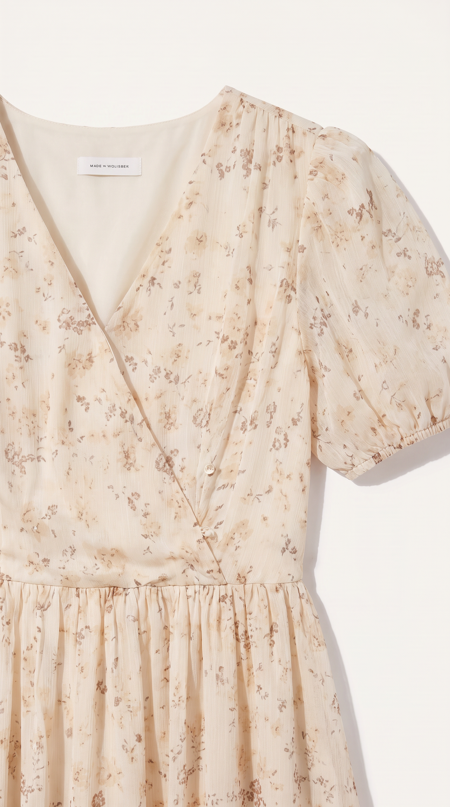 Mom and Daughter Floral Puff Sleeve Dress Set