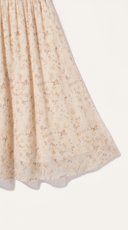 Mom and Daughter Floral Puff Sleeve Dress Set
