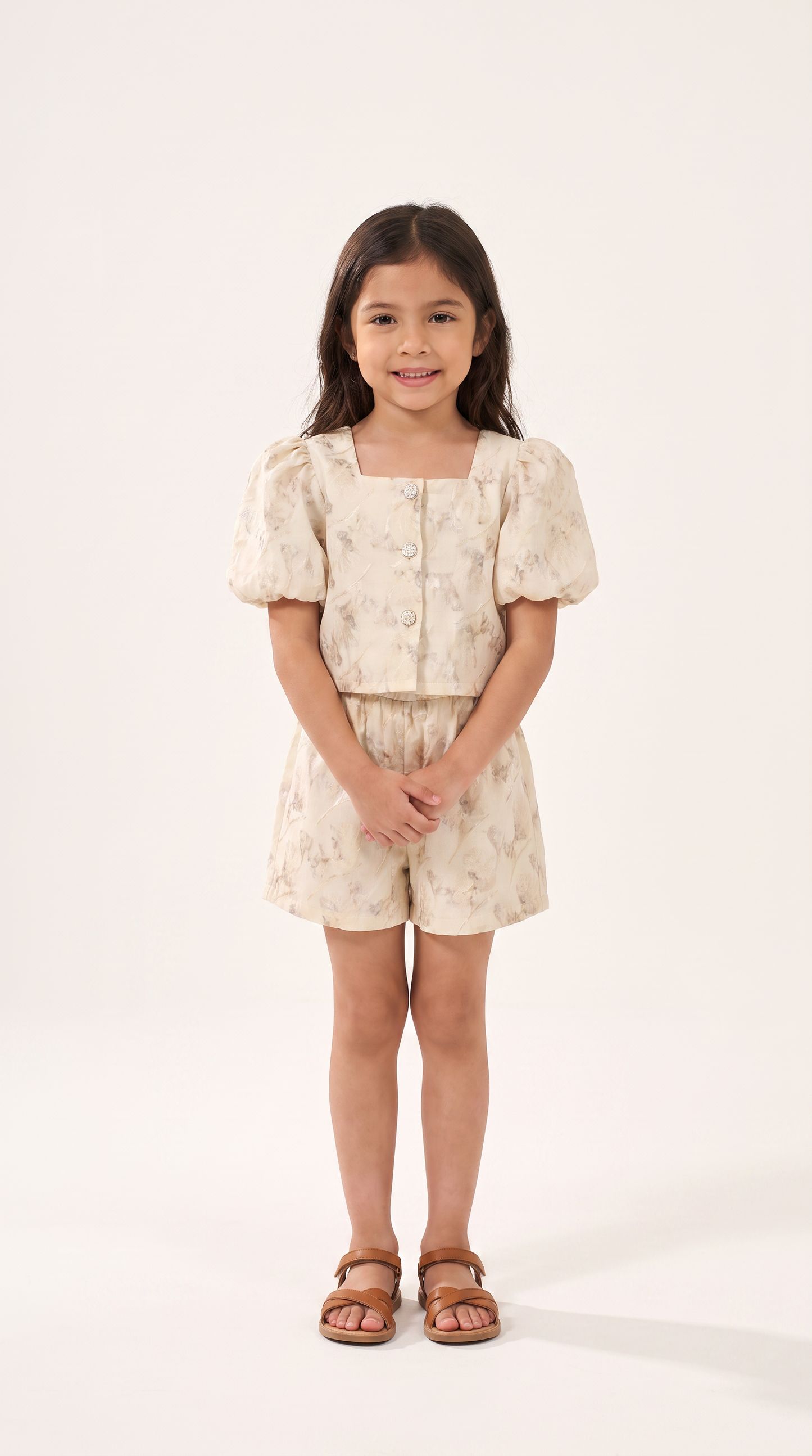 Mom and Daughter Floral Summer Romper Set