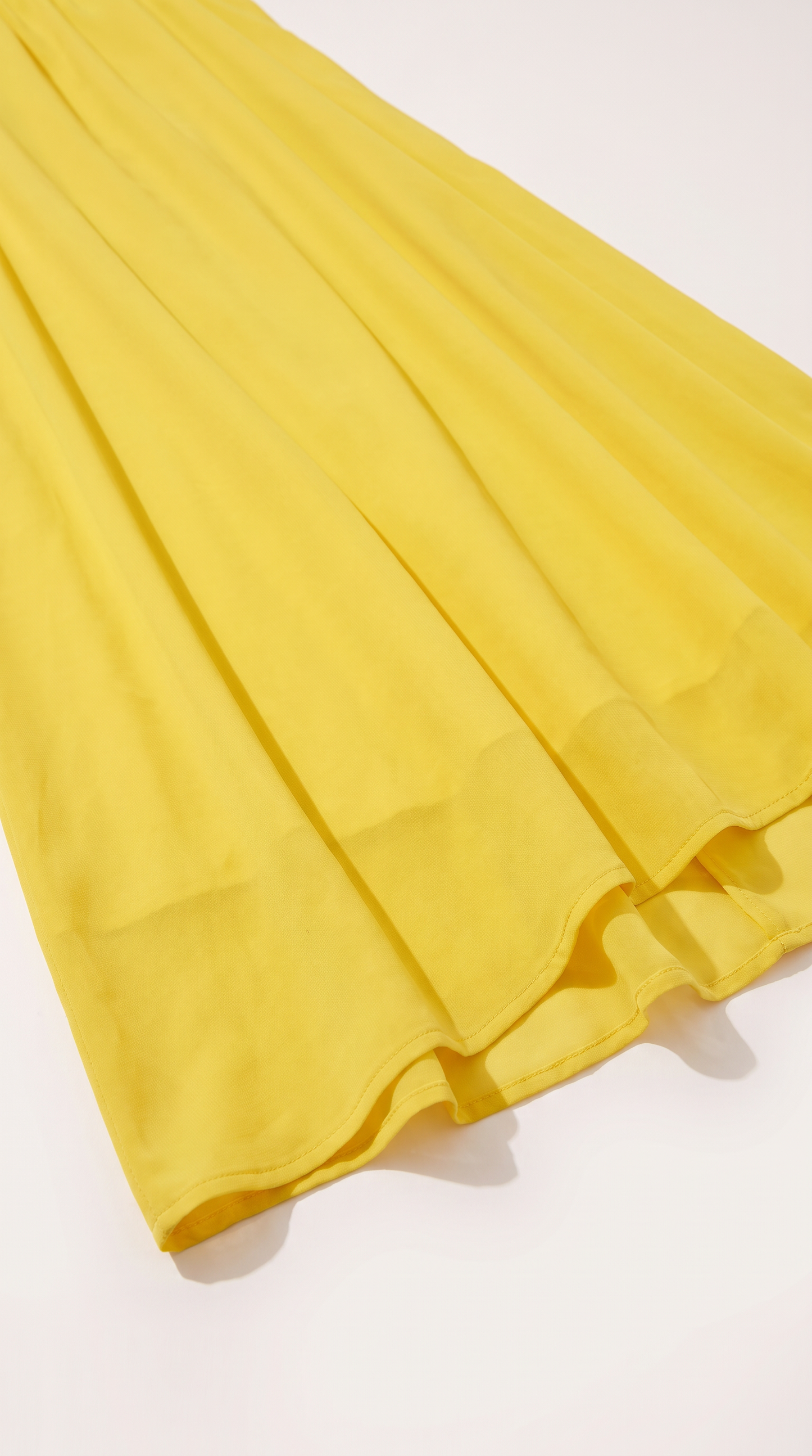 Mom and Daughter Yellow Sleeveless Maxi Summer Dress Set